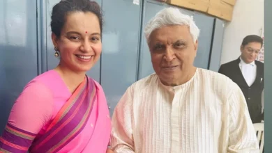 Kangana Ranaut and Javed Akhtar resolve their defamation case , poses together