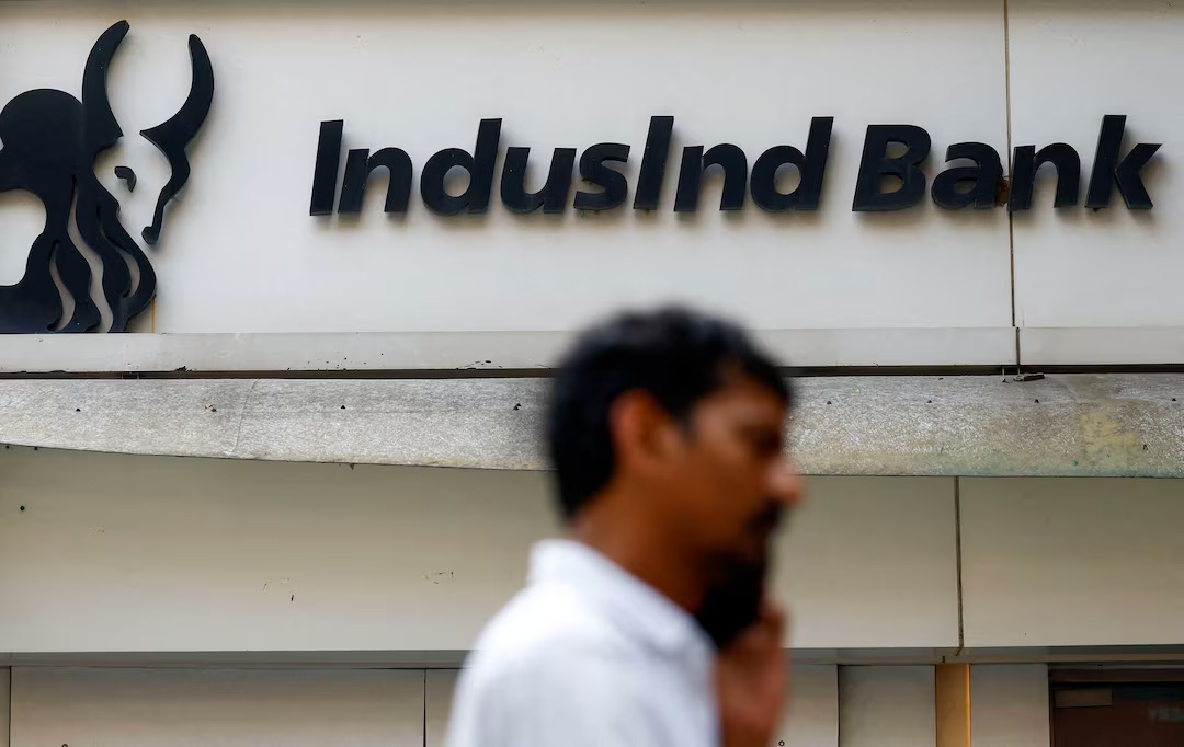 IndusInd Bank Stock Plummets 27% on Derivatives Mess, Profit Hit Expected