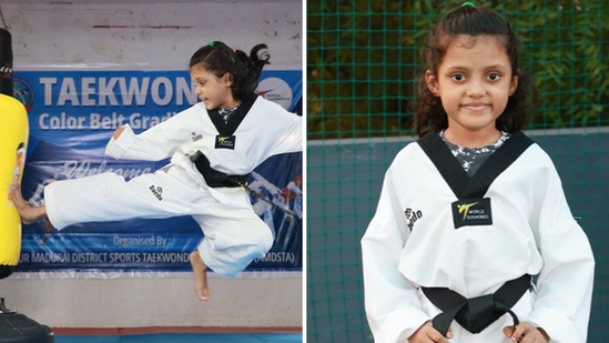 Meet Samyuktha Narayanan: The 7-Year-Old Taekwondo Prodigy from Madurai