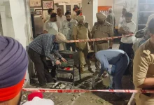A predawn explosion rocked the Jalandhar residence of Punjab BJP leader Manoranjan Kalia on Tuesday, damaging windows, an aluminum