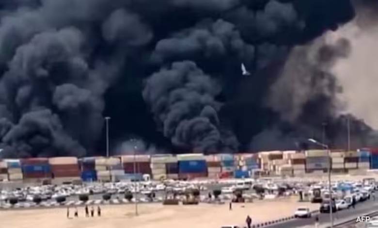 Explosion at Iran's Shahid Rajaee port. Smoke rises after blast during sensitive US nuclear negotiations.