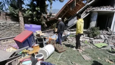 Three More Terrorist Houses Demolished in South Kashmir