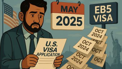 US EB-5 Visa Delay 2025: Indian Green Card Wait Time Increases Under New US Visa Rules
