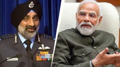 Air Chief Marshal Amar Preet Singh on Sunday met PM Narendra Modi.