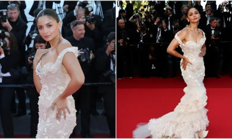Alia Bhatt Shines at Cannes 2025 with Stunning Red Carpet Debut