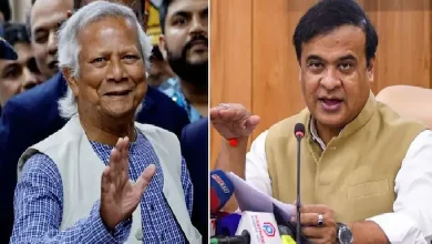 Bangladesh interim chief Muhammad Yunus and Assam Chief Minister Himanta Biswa Sarma