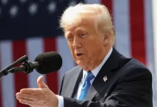 US President Donald Trump lashed out at an NBC reporter during a press conference at the White House.