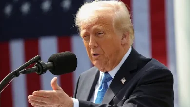 US President Donald Trump lashed out at an NBC reporter during a press conference at the White House.
