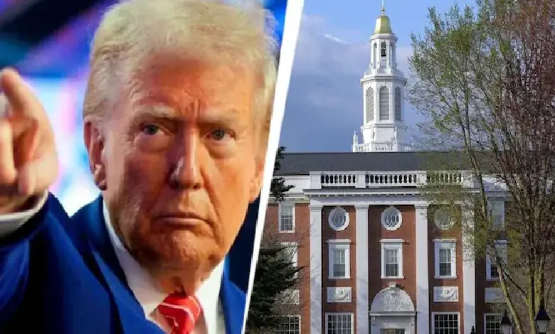 United States President Donald Trump doubled down on his attack on Harvard University while defending his administration's move to block its ability to enrol international students.