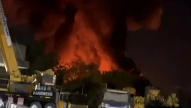 A fire broke out in a chemical factory in the Vatva GIDC area of ​​Ahmedabad. After receiving information about the incident, more than 10 fire brigade vehicles and high officials reached the spot.