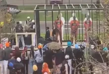 A parade taken out by Khalistani sympathisers in Canada demanded the deportation of 8,00,000 Hindus to India.