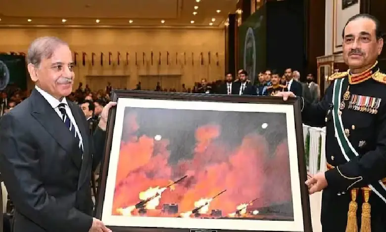 Pakistan attempted to spread yet another piece of propaganda when Army Chief Asim Munir presented Prime Minister Shehbaz Sharif with a dated photo of a Chinese military drill as a souvenir.