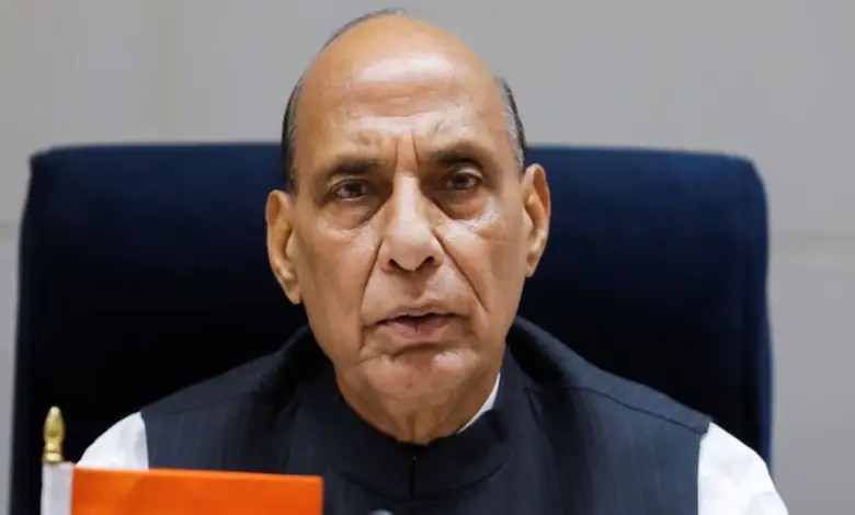 Defence Minister Rajnath Singh on Wednesday praised the armed forces for carrying out precision strikes on terror camps in Pakistan.