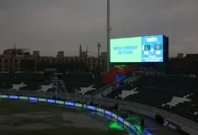 The Rawalpindi Cricket Stadium was hit by a drone hours before a match of the Pakistan Super League scheduled at 8 pm today.