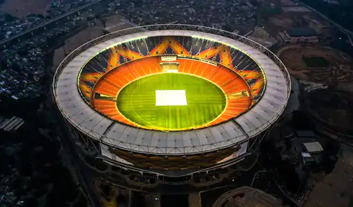 Narendra Modi Stadium of Ahmedabad has received an e-mail threatening to blow up with a bomb.