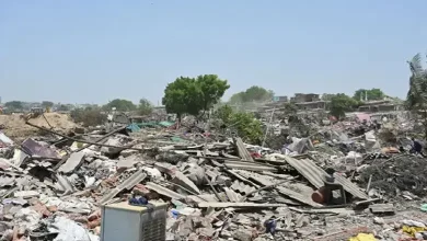 State Reserve Police and AMC prepare for Chandola demolition drive to remove illegal settlements and encroachments.