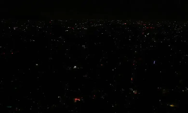 Indian border towns in blackout after Pakistan missile strikes; military forces and emergency services on high alert.