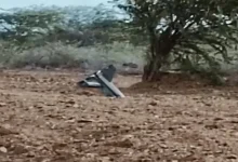 Security forces inspect drone debris in Kutch amid India-Pakistan border tension and imposed blackout in Gujarat districts.