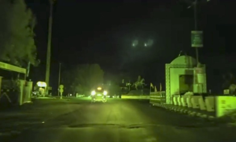 Kutch border alert. India-Pakistan war intensifies. Pakistani drones downed near Bhuj, Khavda solar project threat.