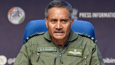 IAF denies Kirana Hills strike. Air Marshal Bharti on Operation Sindoor, refutes Pakistan nuclear site rumors. Photo: PIB
