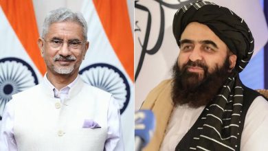 "India-Afghanistan diplomatic meeting: EAM Jaishankar and Afghan FM Muttaqi discuss aid, trade, and bilateral cooperation."