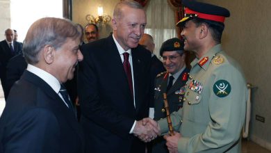 Pakistani PM Shehbaz Sharif and Army Chief General Asim Munir meeting Turkish President Erdogan in Istanbul May 2025