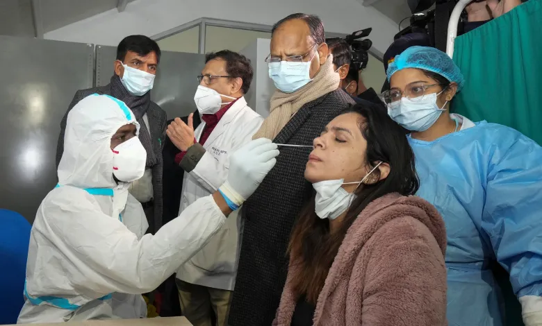Jharkhand health officials discussing COVID protocols at state health department meeting in Ranchi | PTI