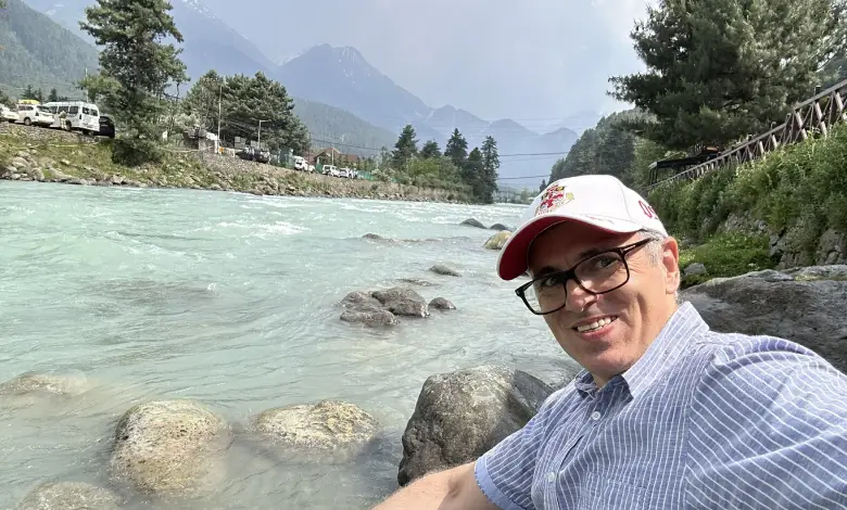Jammu and Kashmir Chief Minister Omar Abdullah chairs a Cabinet meeting in Pahalgam after a terror attack.
