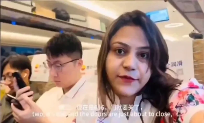 "Travel vlogger Jyoti Malhotra in China during controversial trip, now facing espionage charges in India."