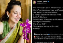 Kangana Ranaut Calls Modi ‘Alpha Male Ka Baap’ in Deleted Post Criticizing Trump, Cites BJP Request | Photo credit: X @KanganaTeam