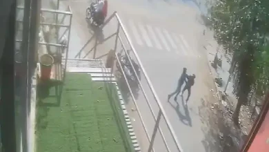 Crime scene in Nikol, Ahmedabad, where a man was fatally stabbed in the chest with a bike key following a dispute.