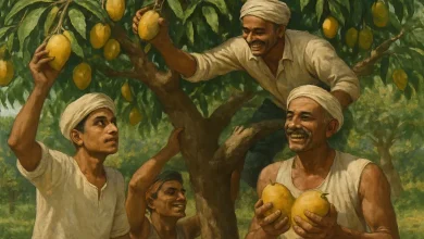 Mango theft in Navsari villages. Farmers lose sleep, lakhs in losses as 2,000 maunds stolen daily.