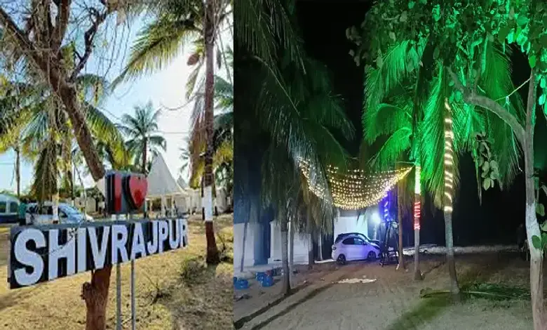 PGVCL officials inspect Yuvika Resort in Shivrajpur after detecting electricity theft worth Rs 24.8 lakh during a surprise check.