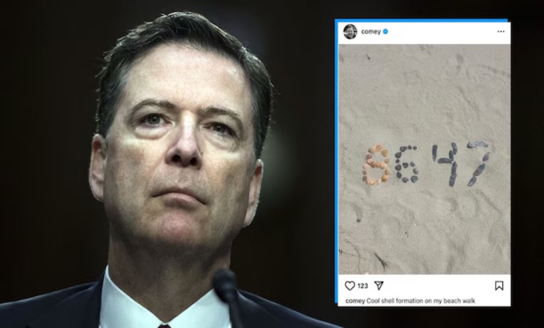 James Comey with a cryptic '8647' post linked to Trump assassination controversy