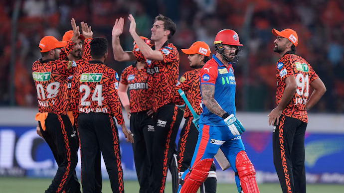SRH vs DC IPL 2025 match abandoned due to rain. SRH out of playoffs, DC's chances dented.