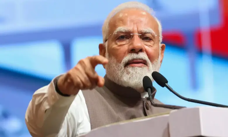 Prime Minister Narendra Modi speaks about promoting domestic products and the 'Make in India' initiative.