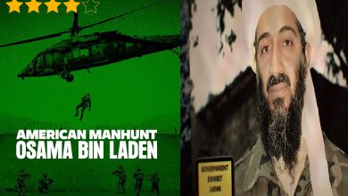 "Netflix documentary 'American Manhunt' featuring CIA operatives, Navy SEALs, and archival footage of the Bin Laden raid."