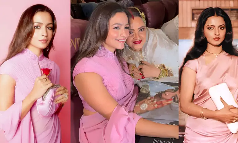 Alia Bhatt turns Rekha from Silsila at UmraoJaan screening