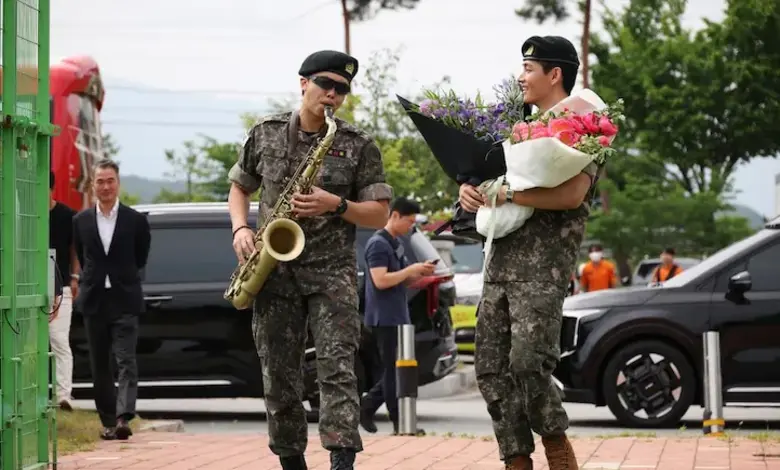 BTS Stars RM and V Mark Military Discharge