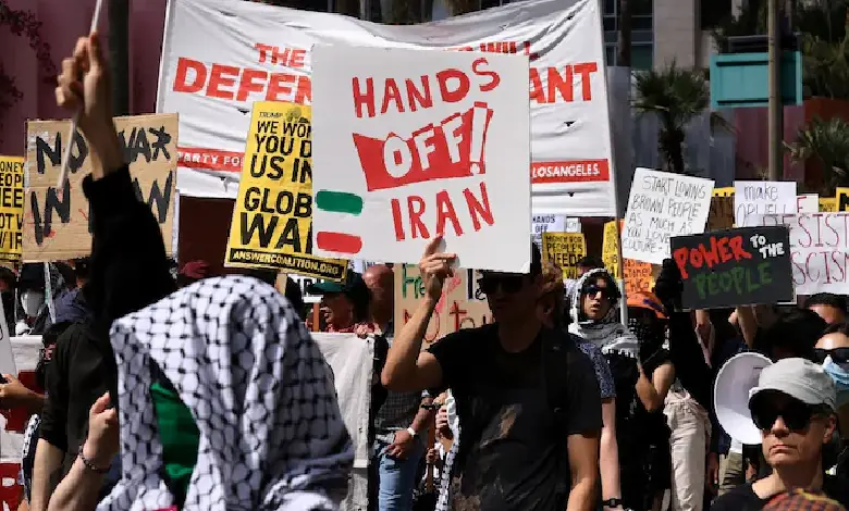 Several US cities witnessed massive anti-war protests.