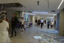 A hospital floor at Soroka Medical Center in Beersheba struck by an Iranian missile had been evacuated just a day earlier, according to Israel’s national ambulance service.