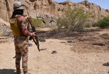 A suicide bomber drove an explosive-laden vehicle into a military convoy in Pakistan’s North Waziristan district of Khyber Pakhtunkhwa province, killing 13 soldiers and injuring 10 others, along with 19 civilians.