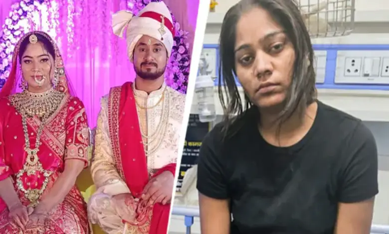 Sonam Raghuvanshi, wife of the Indore man, Raja Raghuvanshi, who was found dead in Meghalaya.