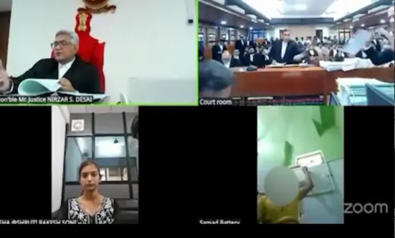A Guy Attending Gujarat HC Proceedings From Washroom Stuns Netizens: 'Such Incidents Invite Global Shame'