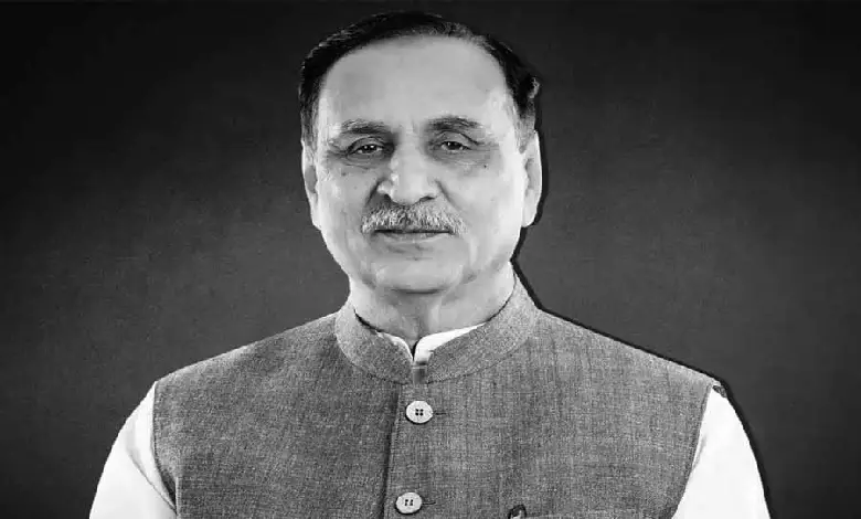 Mourners gather at Vijay Rupani’s Gandhinagar residence after Air India crash claims life of former Gujarat CM.
