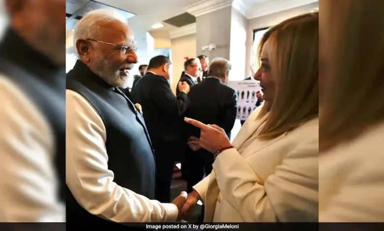 Warm Exchange Between Modi and Meloni Highlights Strong India-Italy Ties at G7 Summit