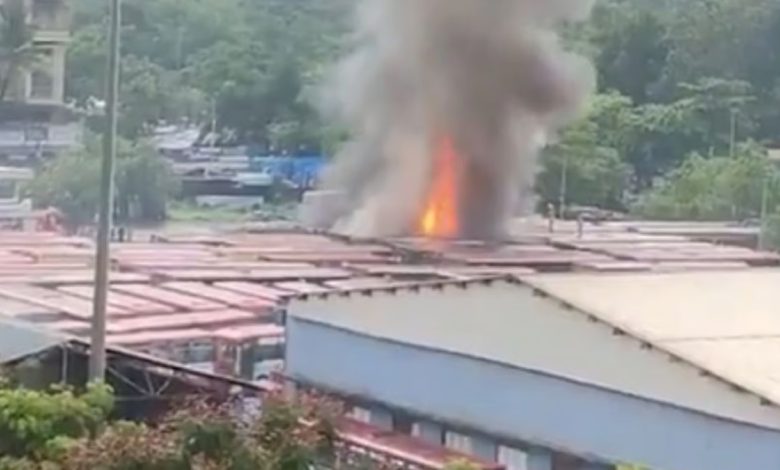 Navi Mumbai: Blaze at NMMT Depot Destroys Buses, Sparks EV Safety Concerns