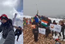 Surat Youth Conquer 20,050-Foot Peak, Hoist Tricolor to Promote 'No Drugs Campaign'