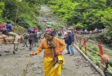 Tragedy on Kedarnath Trek: Two People Killed in Landslide on Kedarnath Trek Route