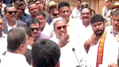 Karnataka Chief Minister Siddaramaiah appeared visibly irritated when questioned about the resignation of Additional Superintendent of Police (ASP) NV Baramani.